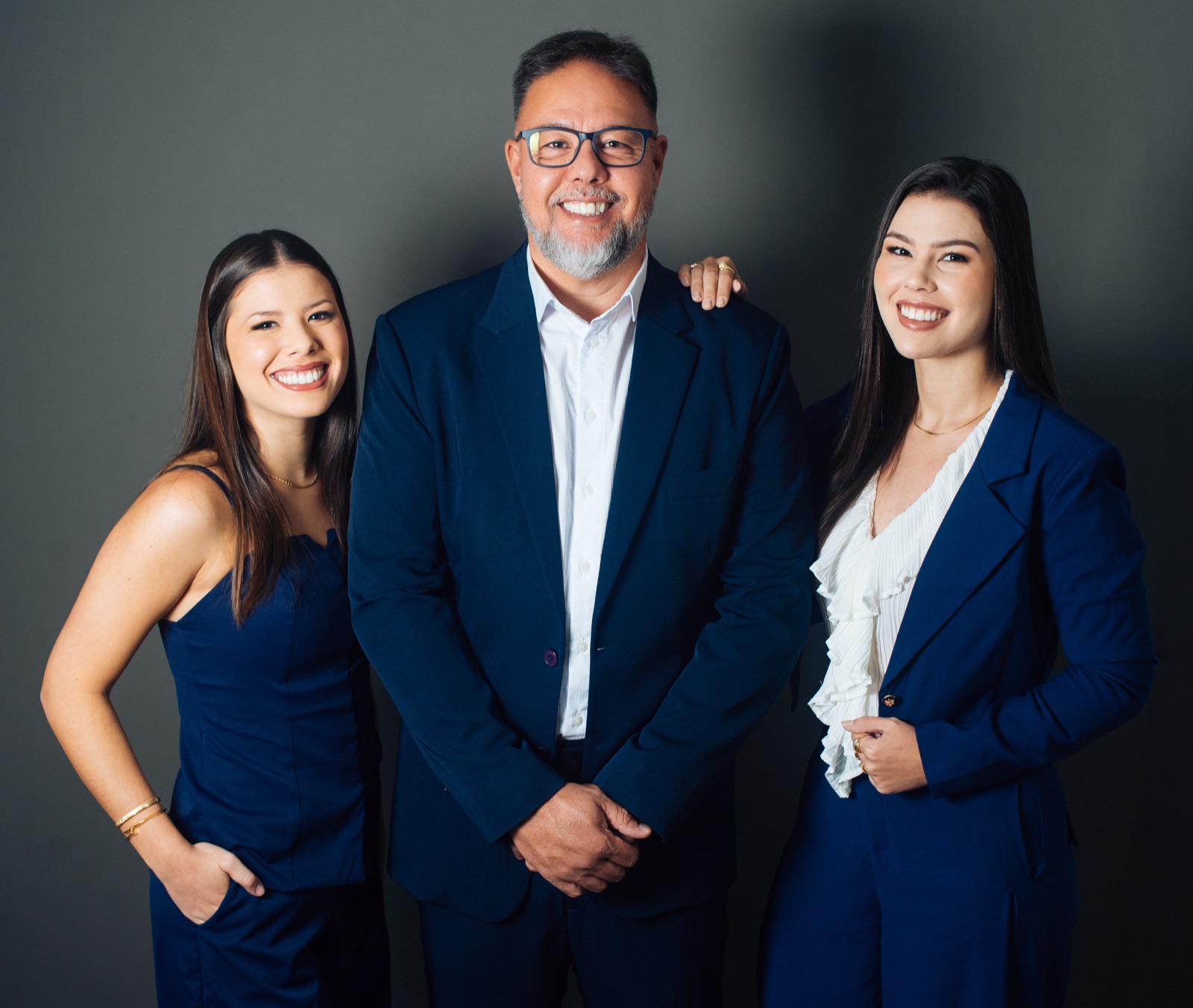 Time da HKJ Treinamentos: Hideki, Lia e Laís Kouketsu
